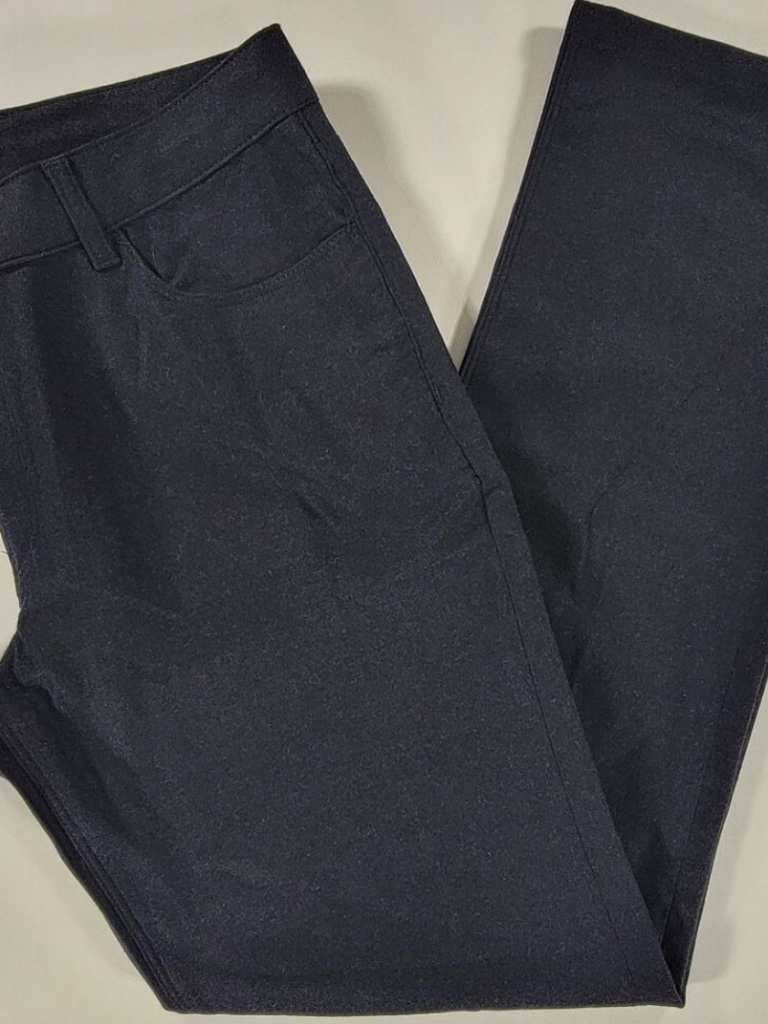 Peter Millar Wool Pants Excursionist Flex Alpine 5 Pocket Navy 33x30